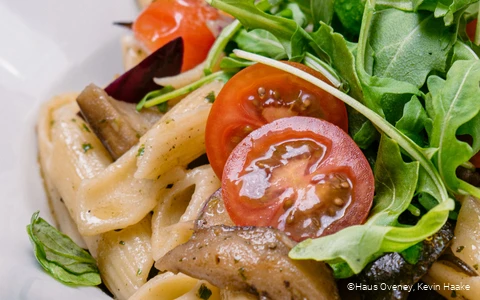 Penne mit mediterranem Gemüse, vegan