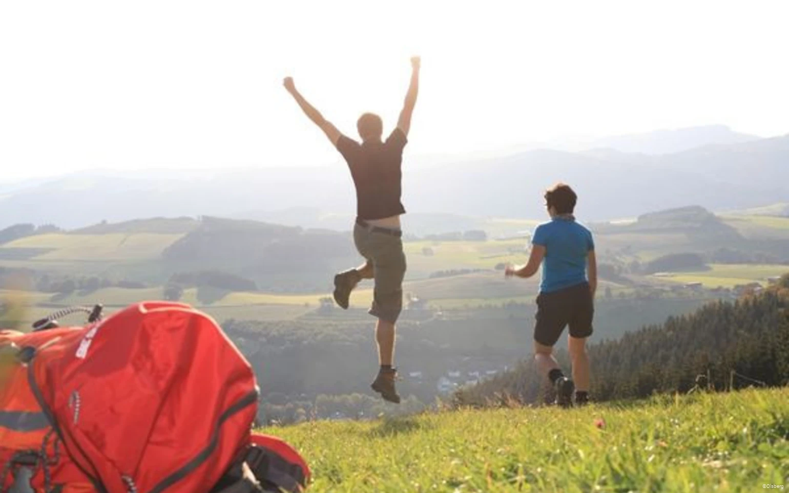 Ausflügler in Olsberg