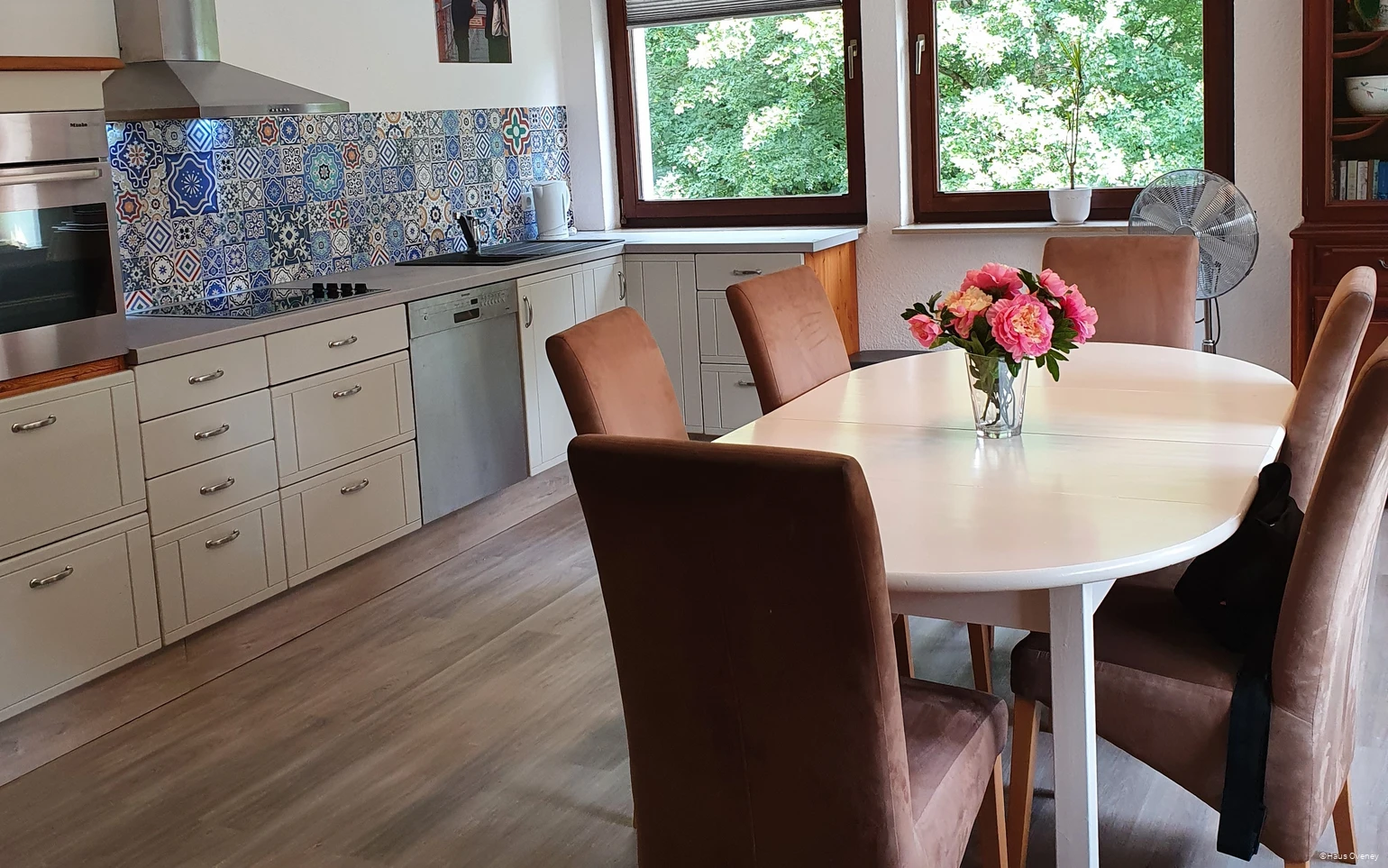 Innenansicht einer Ferienwohnung des Haus Oveney in Bochum