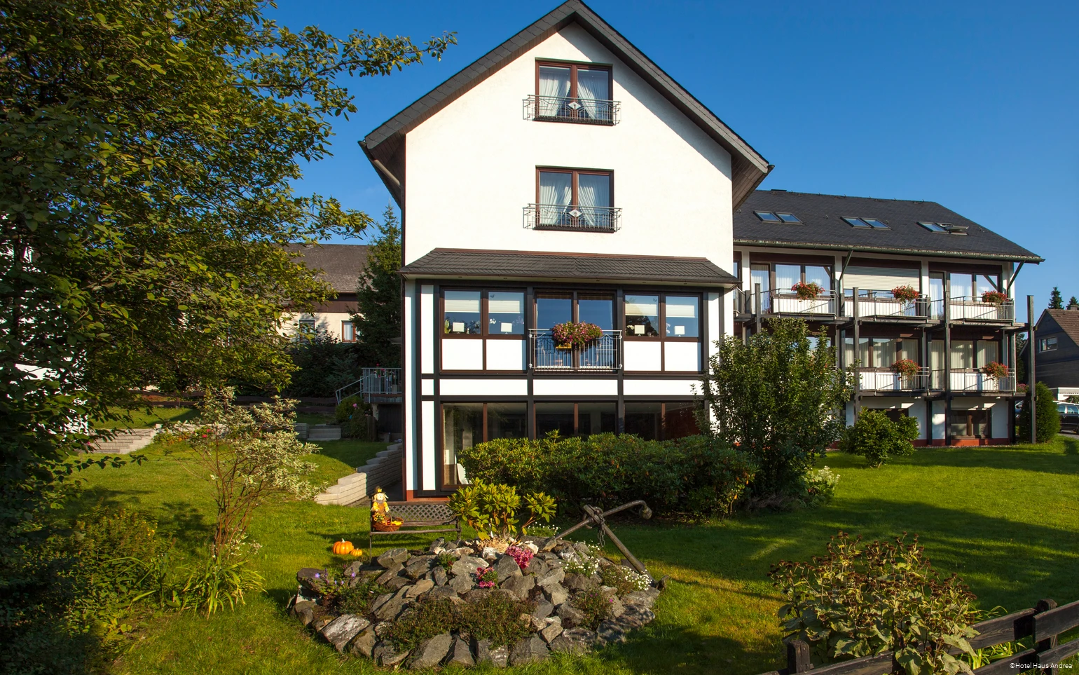 Außenansicht des Hotels Haus Andrea in Winterberg