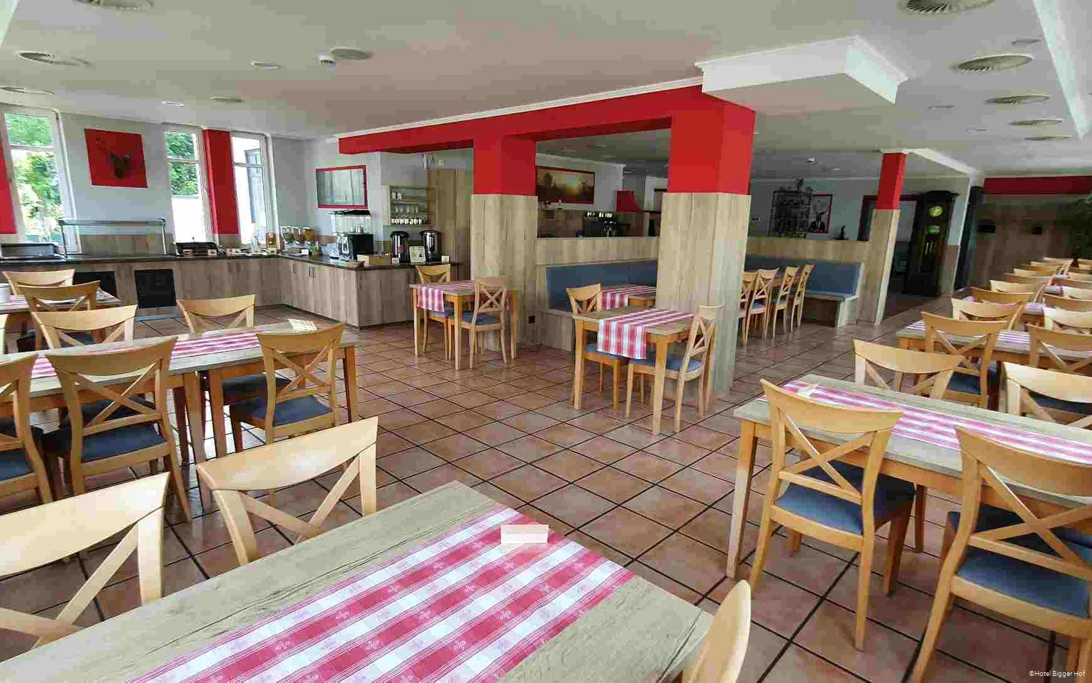 Frühstücksraum des Hotels Bigger Hof in Olsberg