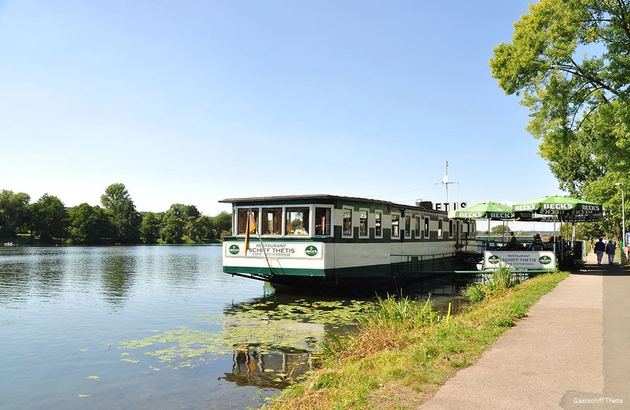Ansicht des Gastschiff Thetis in Essen-Kettwig