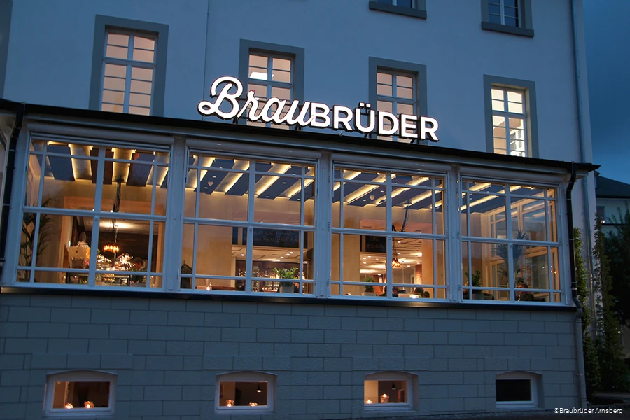 Au&szlig;enansicht der Braubr&uuml;der in Arnsberg