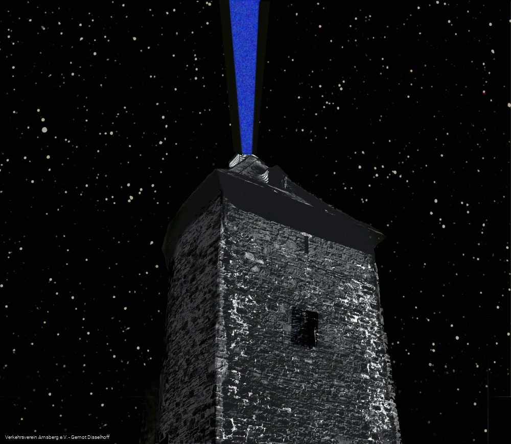 Turm bei Nacht