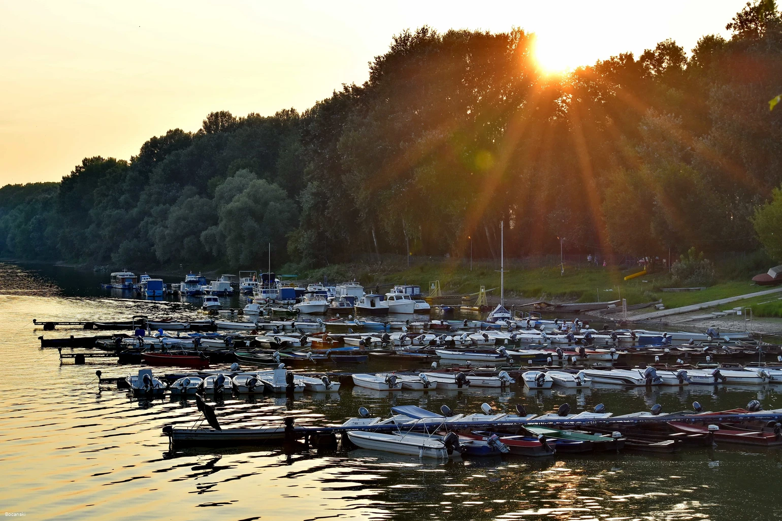 Abendstimmung am Kemnader See