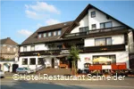 Außenansicht des Hotel-Restaurants Schneider in Winterberg
