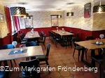 Innenansicht des Restaurants "Zum Markgrafen Fröndenberg"