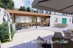 Außenbereich des Fischhofs Baumüller in Wickede (Ruhr)