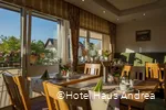 Ansicht des Restaurants im Hotel Haus Andrea in Winterberg