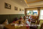 Ansicht des Restaurants im Hotel Haus Andrea in Winterberg