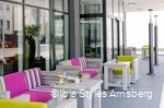 Terrasse des Ibis Styles in Arnsberg