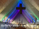 Innenansicht der offenen Fahrradkirche St. Josef in Fröndenberg