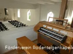 Empore mit Orgel Rodentelgenkapelle- Foto Archiv Förderverein.JPG