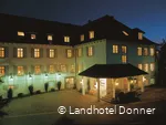 Außenansicht des Landhotel Donner