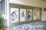 Kunstwerk Moving Bike am Kunstpfad Ruhr
