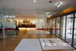 Eingang des Hotels Franz in Essen