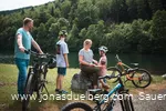 Familie auf der GeoRadroute Ruhr-Eder