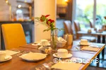 Frühstückstisch im Hotel Mirage in Duisburg
