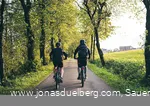 Zwei Biker auf der Georadroute