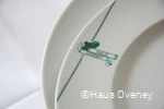 Teller mit Logo im Haus Oveney in Bochum