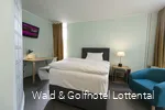 Einzelzimmer des Wald & Golfhotels Lottental