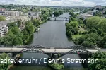 Brücke mit Radschnellweg RS1 in Mülheim an der Ruhr