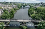 Brücke mit Radschnellweg RS1 in Mülheim an der Ruhr