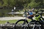 Fahrräder vor der Ruhr in Arnsberg