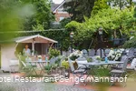 Terrasse des Hotel Restaurants Sengelmannshof in Essen