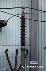 Kunstwerk Spulenteile am Kunstpfad Ruhr